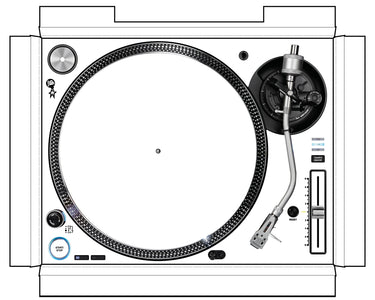 Pioneer DJ PLX 1000 Skin White